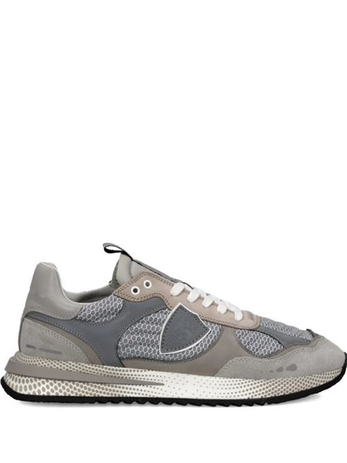 OLYMPIQUE LOW PHILIPPE MODEL | A012053NR01 NUB RESAU POP_GRIS BLANC